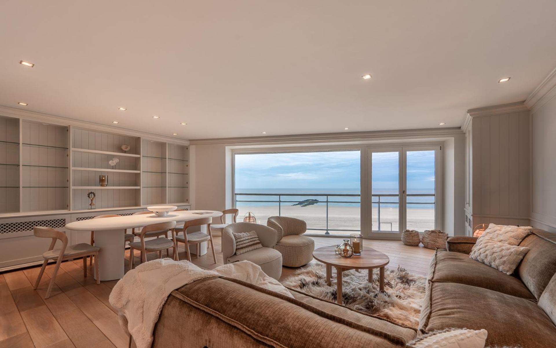 Appartementen Op De Zeedijk In Knokke Op De 3E En 4E Verdieping Van Logie Marie Kültér fotó